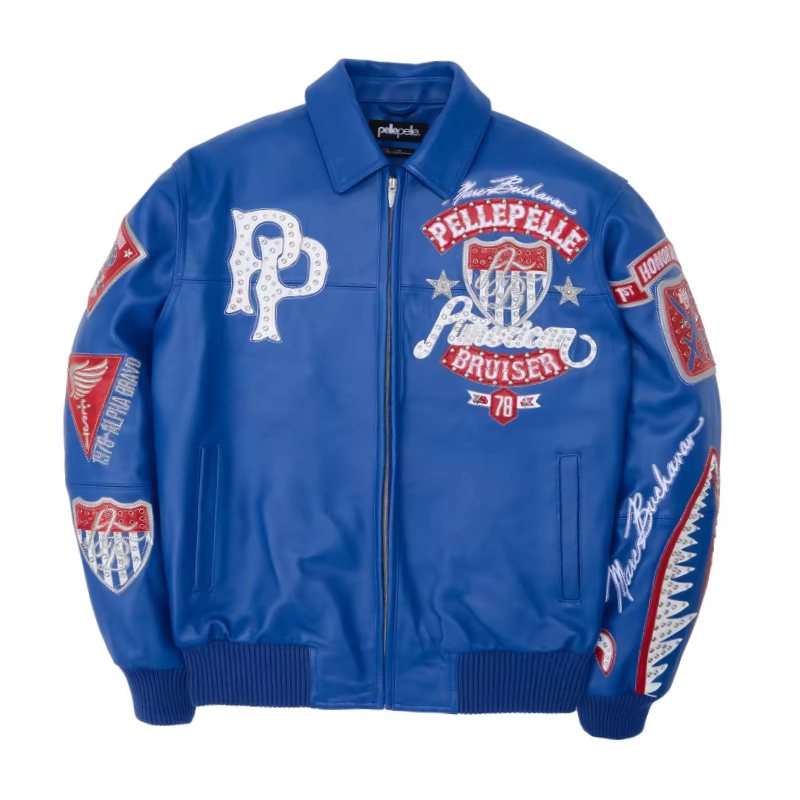 pelle pelle jacket blue